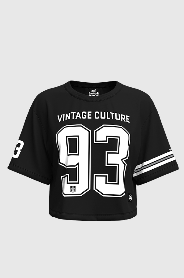 Cropped Oversized Vintage Culture Football 93