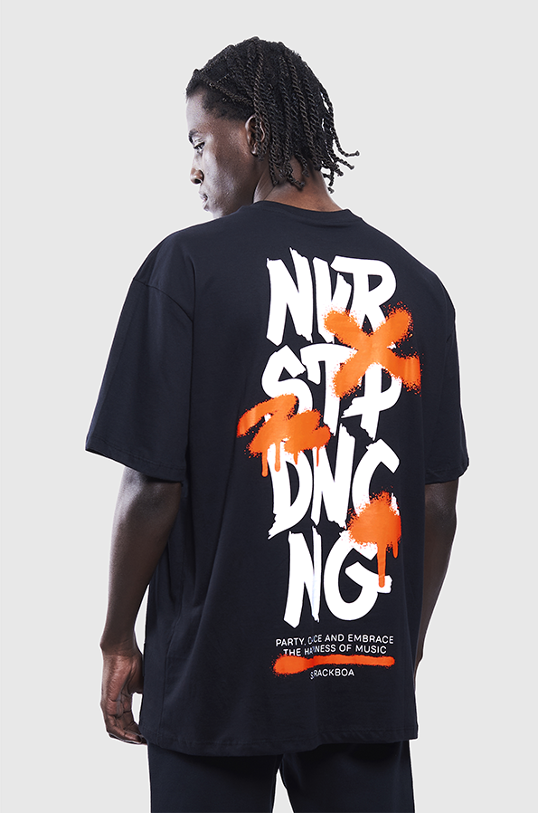 Camiseta Oversized Ntc - Preto