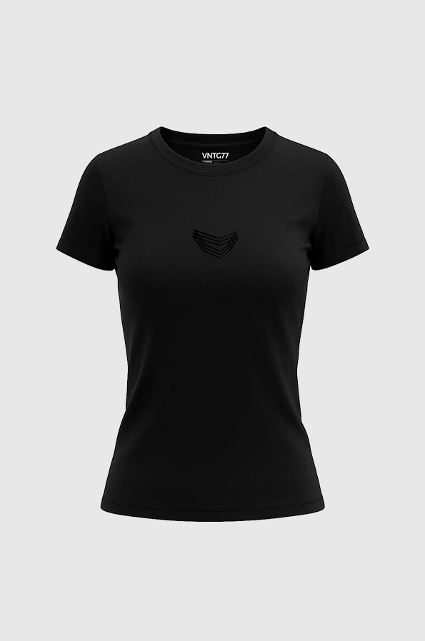 Camiseta Feminina Vintage Culture All Black