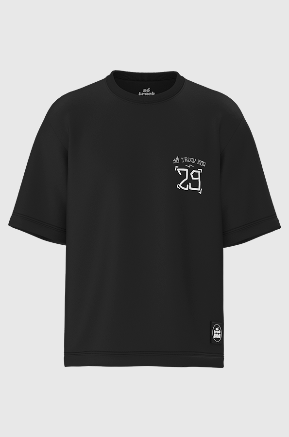 Camiseta Oversized Primeiro a Diversão - Só Track Boa Clothing