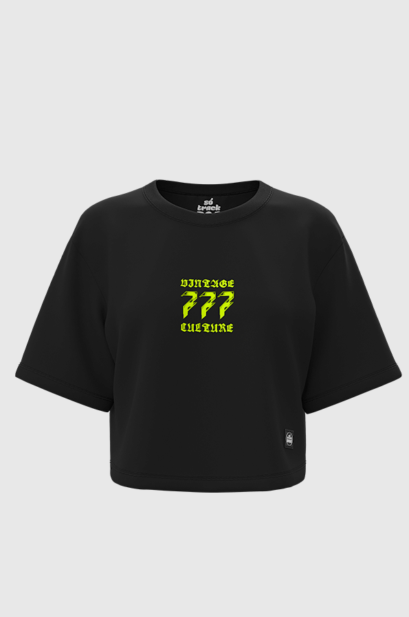 Cropped Oversized Vintage Culture 777 - Só Track Boa Clothing