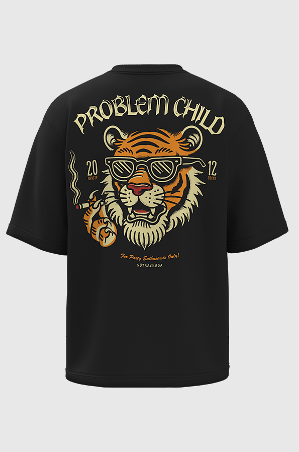 Camiseta Oversized Problem Child