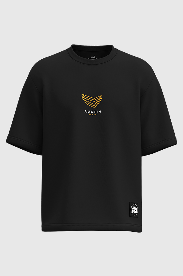 Camiseta Oversized Vintage Culture Austin Algodão Egípcio Camiseta Oversized Vintage Culture Austin Algodão Egípcio
