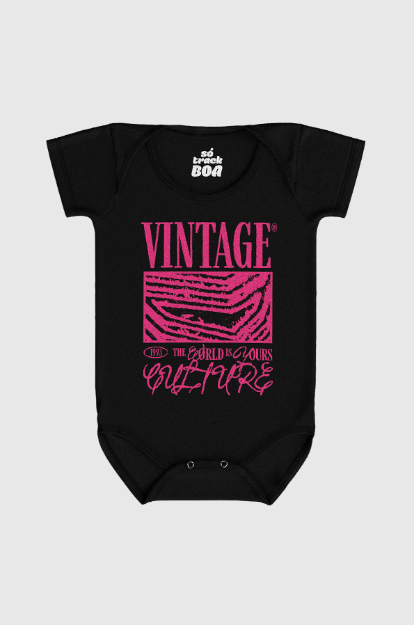 Body Bebê Vintage Culture World is Yours