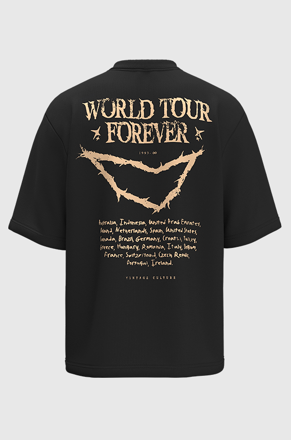 Camiseta Oversized Vintage Culture Worldwide Algodão Egípcio