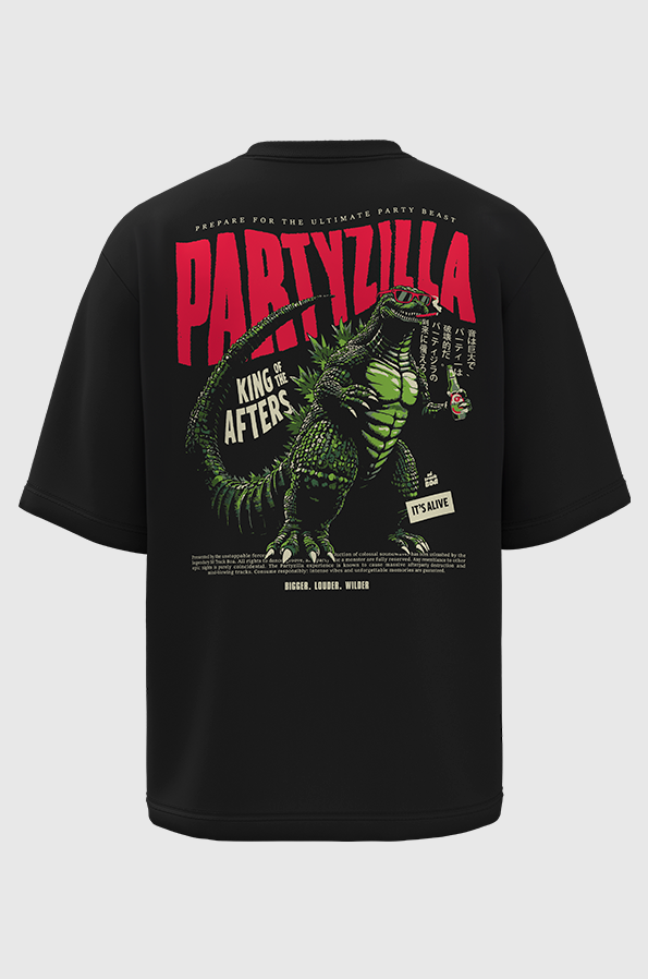 Camiseta Oversized Partyzilla