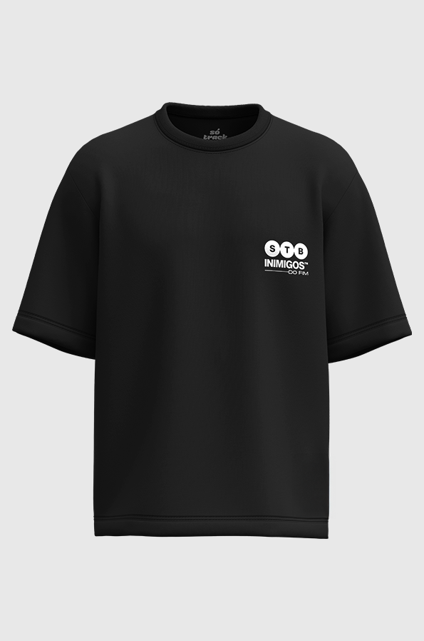 Camiseta Oversized Inimigos do Fim Preta v2