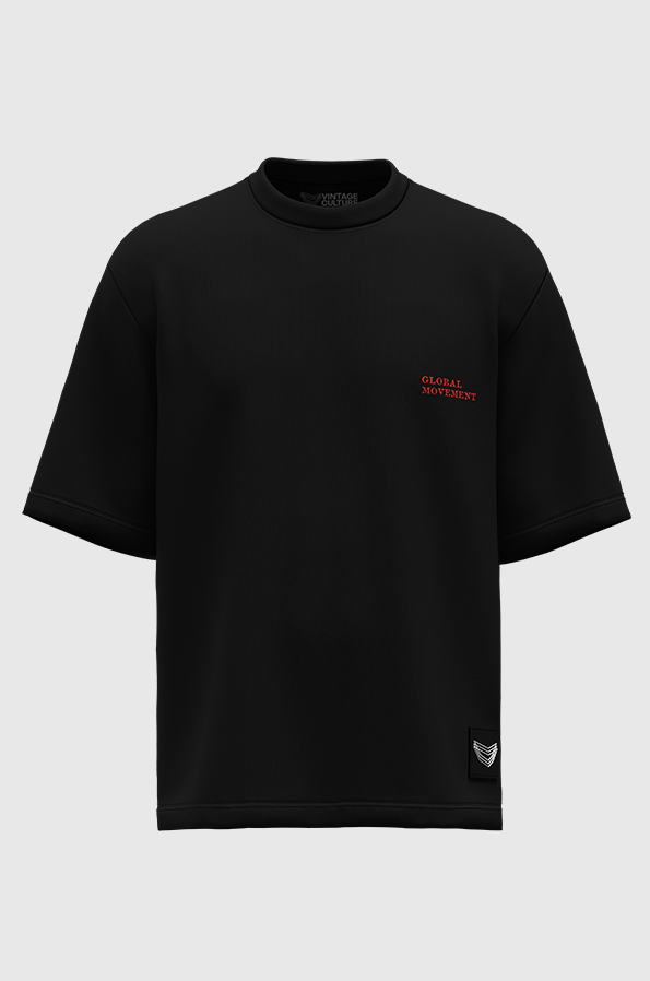 Camiseta Oversized Vintage Culture Global Movement Algodão Egípcio