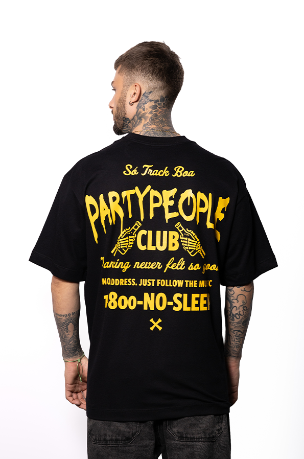 Camiseta Oversized Party People Club