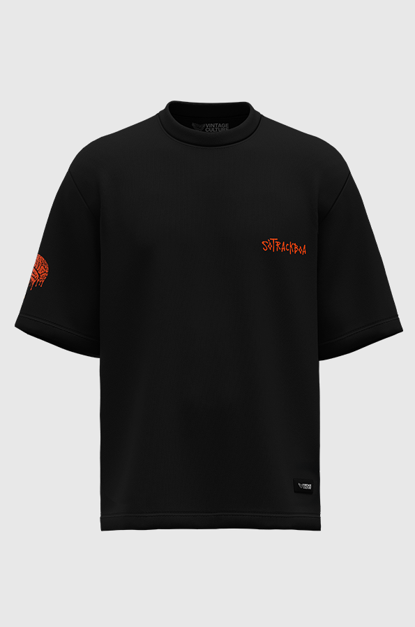 Camiseta Oversized Brain Loading Algodão Egípcio - Só Track