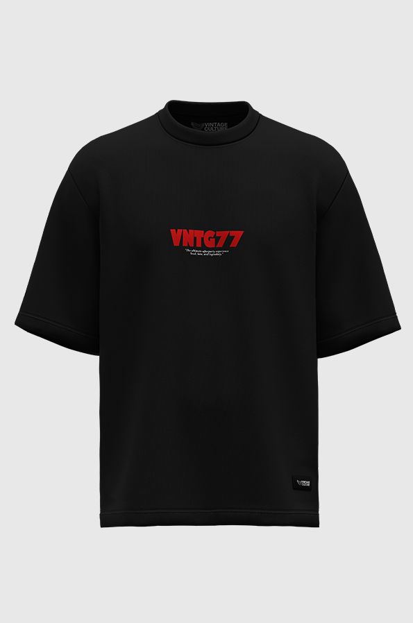 Camiseta Oversized VNTG77 AfterParty Predator - Só Track Boa