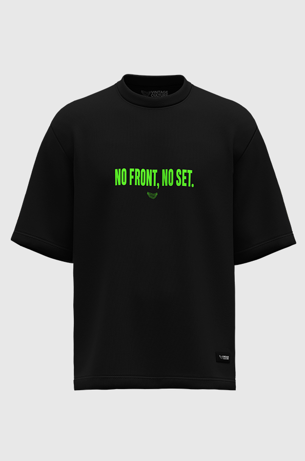 Camiseta Oversized Vintage Culture No Front No Set - Só