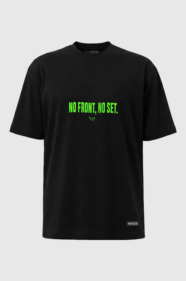Camiseta Oversized Vintage Culture No Front No Set - Só Track Boa