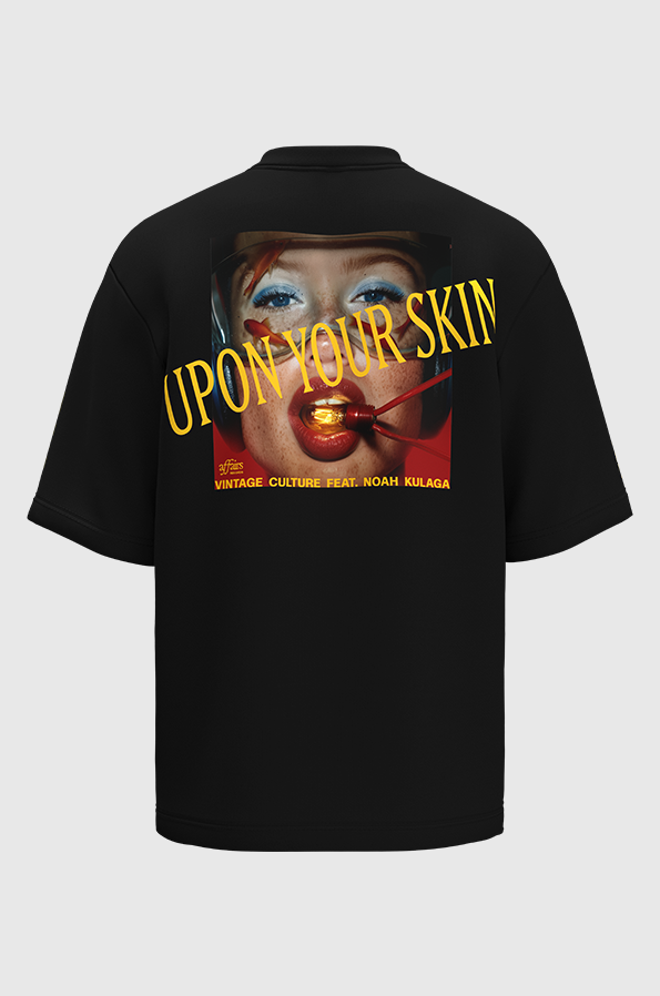 Camiseta Oversized Vintage Culture Affairs Upon Your Skin Algodão Egípcio