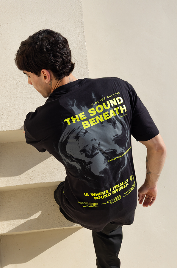 Camiseta Oversized The Sound Beneath Pima