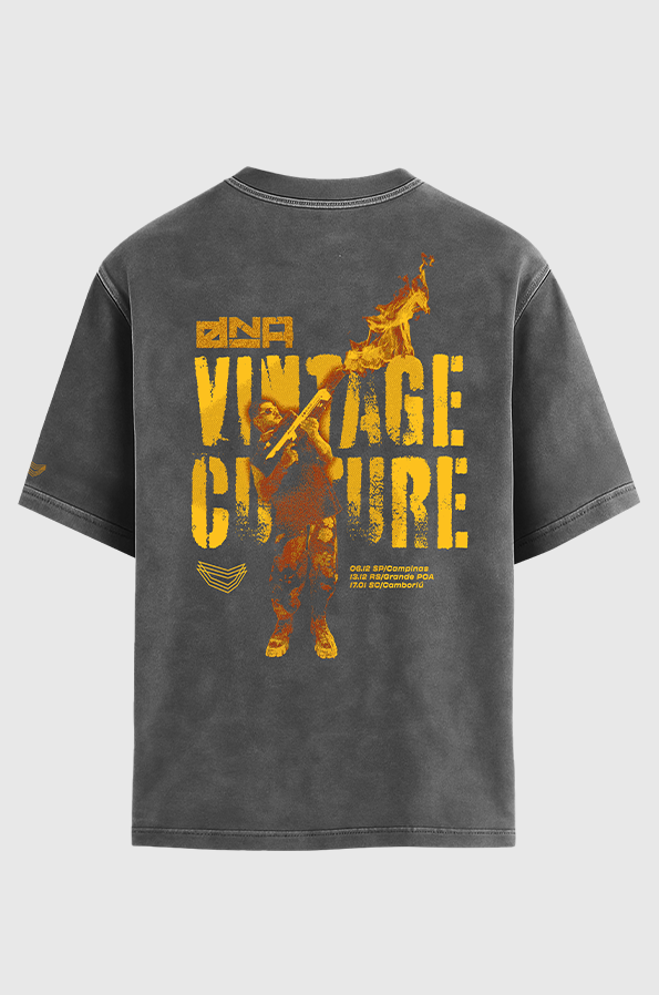 Camiseta Oversized Vintage Culture DNA 2025