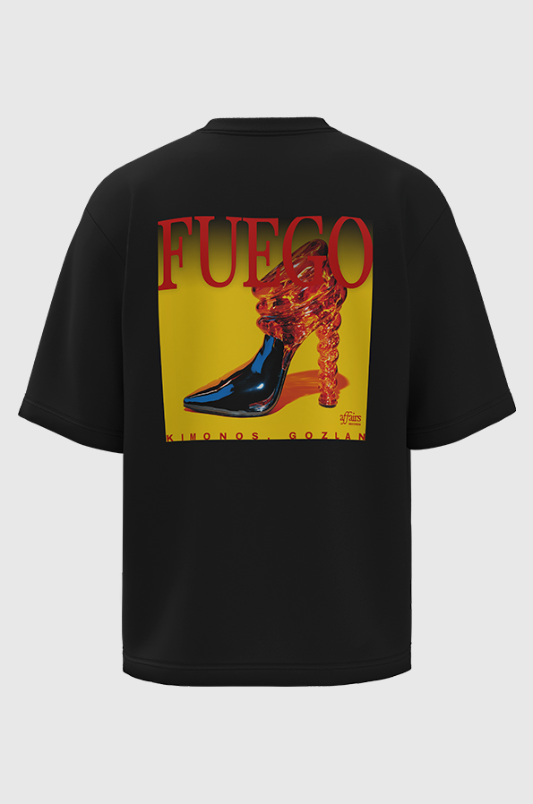 Camiseta Oversized Vintage Culture Affairs Fuego