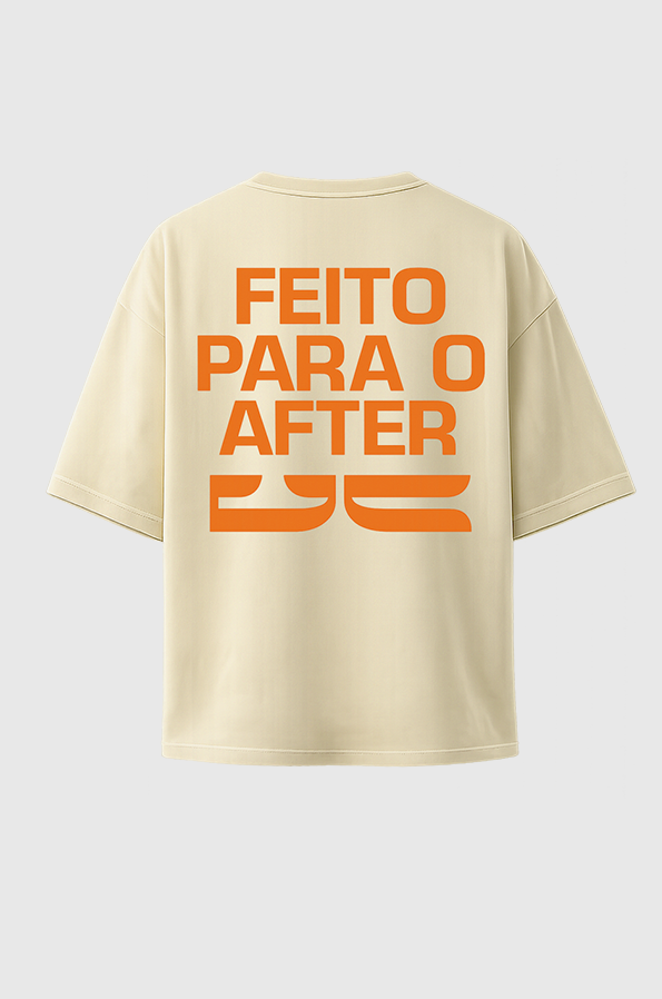 Camiseta Box Oversized Feito Para o After Off White