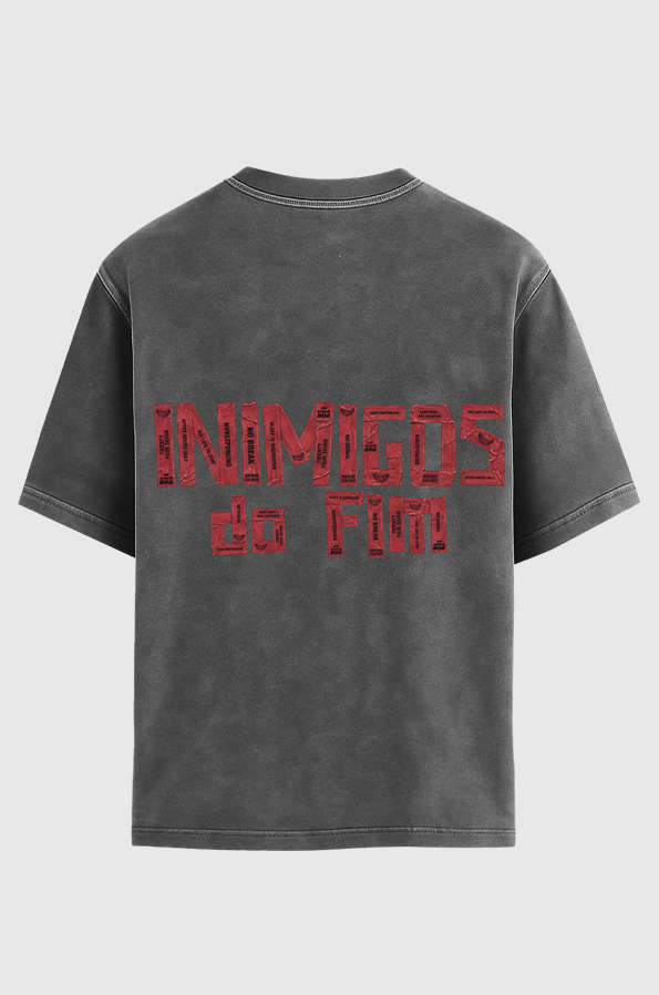 Camiseta Oversized Inimigos do Fim v3