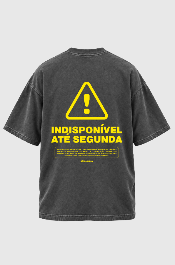 Camiseta Oversized Indisponível Até Segunda