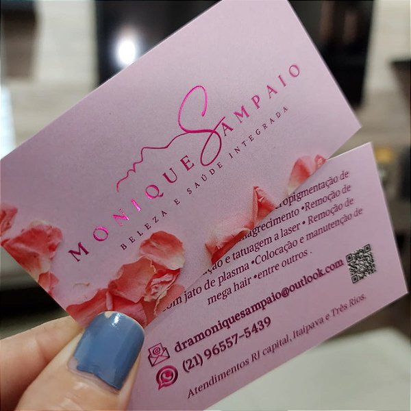 Cartão de visita Hotstamping