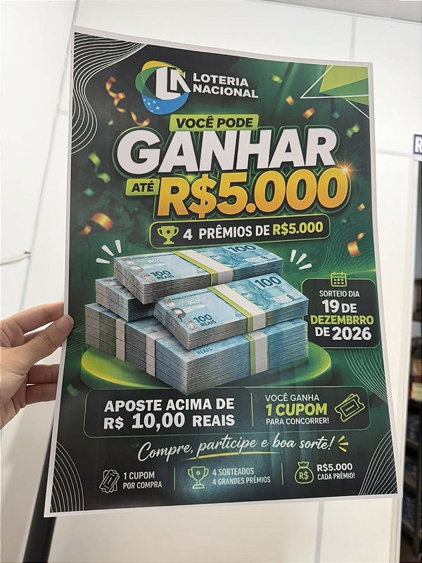 Cartaz 30x40cm