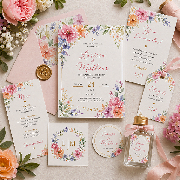 Identidade visual de casamento