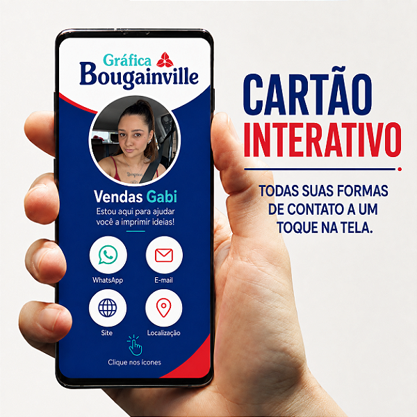 Cartão Interativo Digital Personalizado