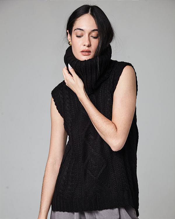 Tricot Sage Preto