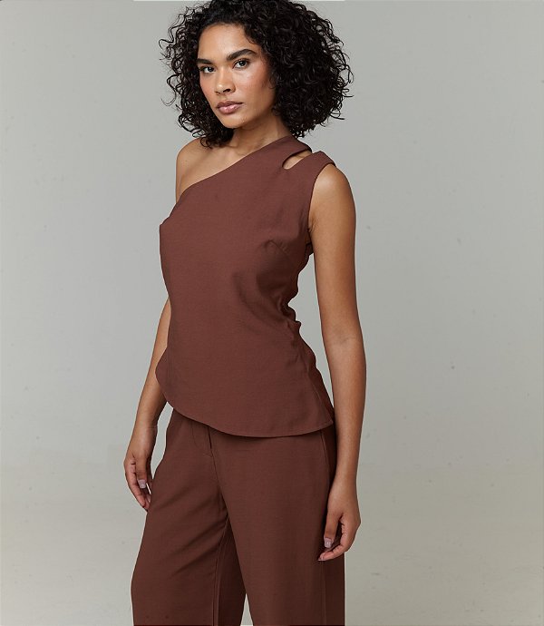 Blusa Aurora Marrom