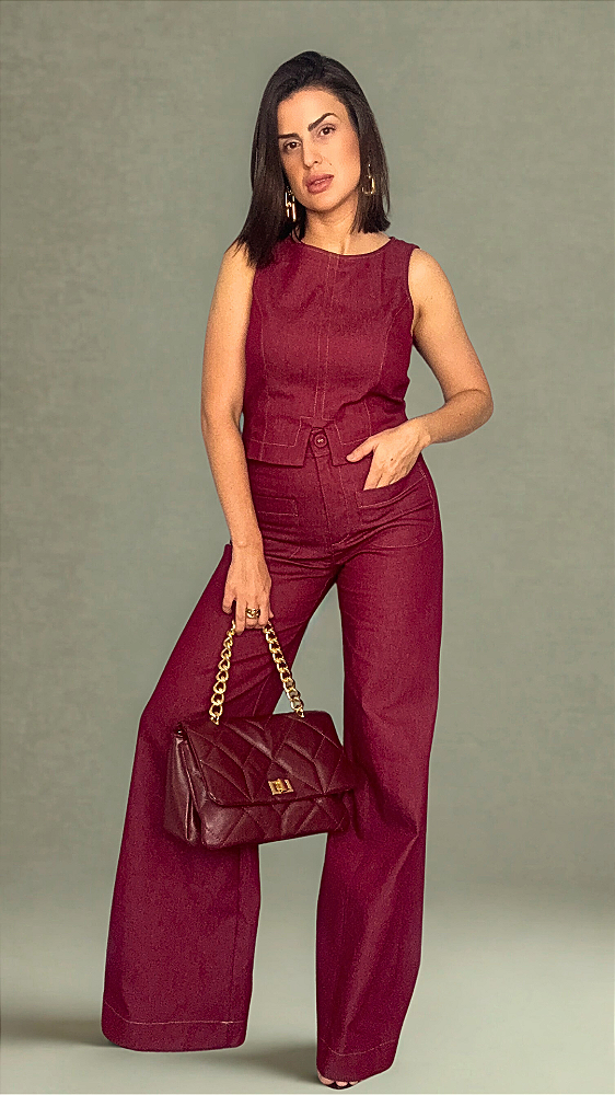 Conjunto Cyra Vermelho