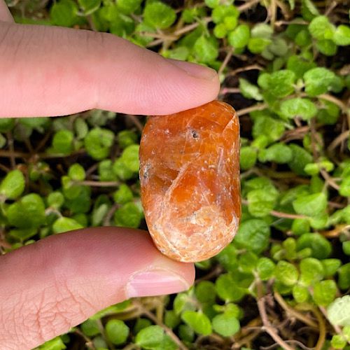 Calcita Laranja Rolado - Pedra da Alegria