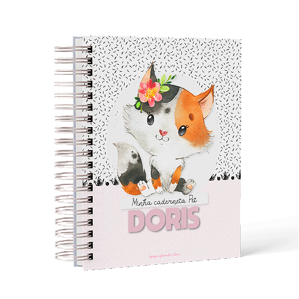 Caderneta Pet Gatinhos Personalizada
