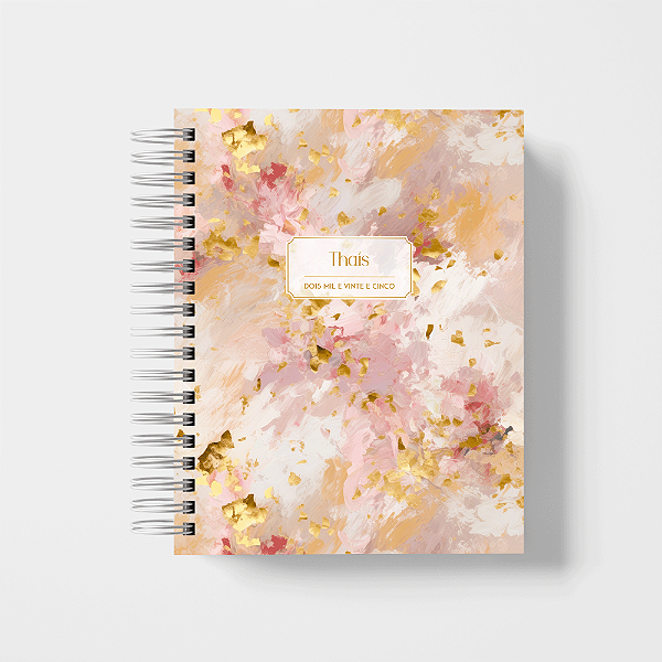 Agenda 2025 Personalizada - Rosê Gold