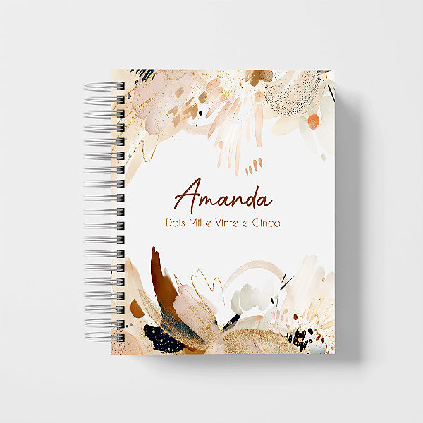 Agenda 2025 Personalizada - Abstrata