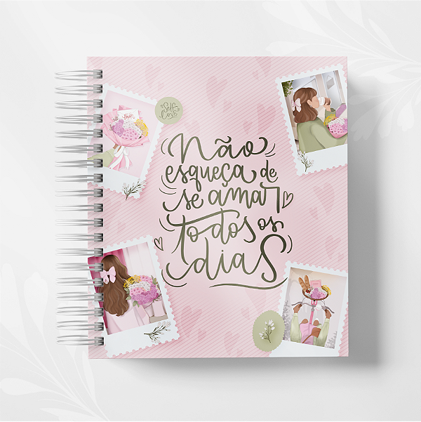 Planner Premium 2025 Capa Personalizada Self Love