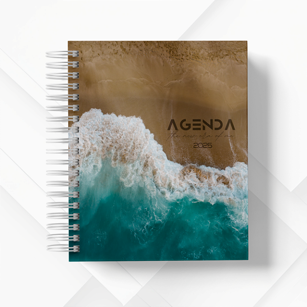 Agenda Masculina 2025 Personalizada - Mar