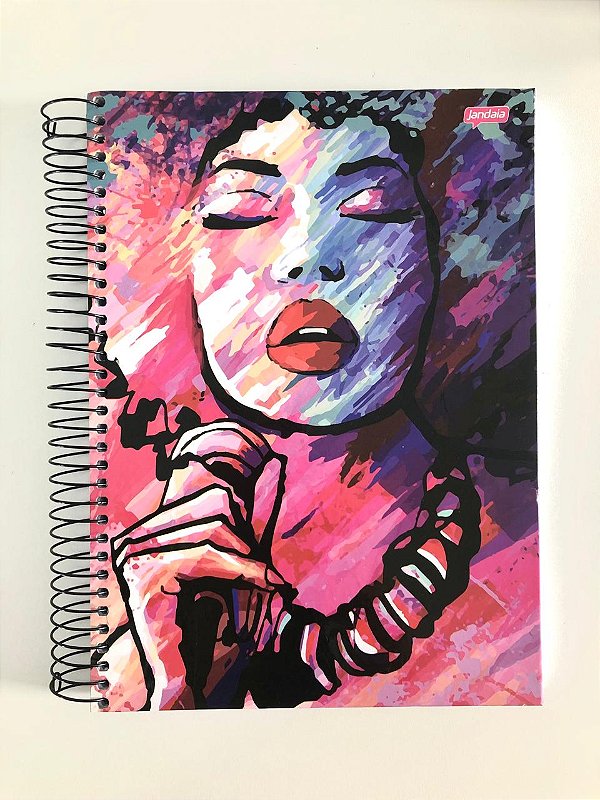 Caderno 10 matérias capa dura