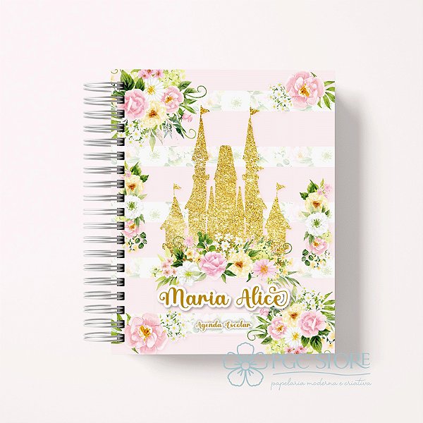 Agenda Berçário Creche Personalizada - Castelo