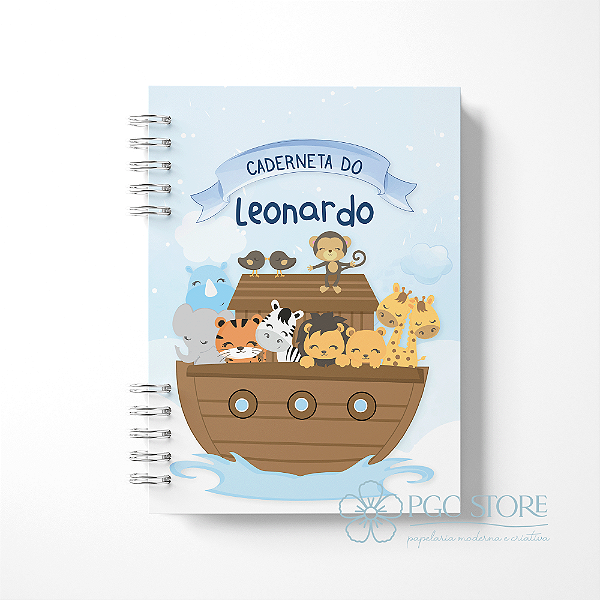 Caderneta de Vacinação Personalizada | Temas Arca de Noé