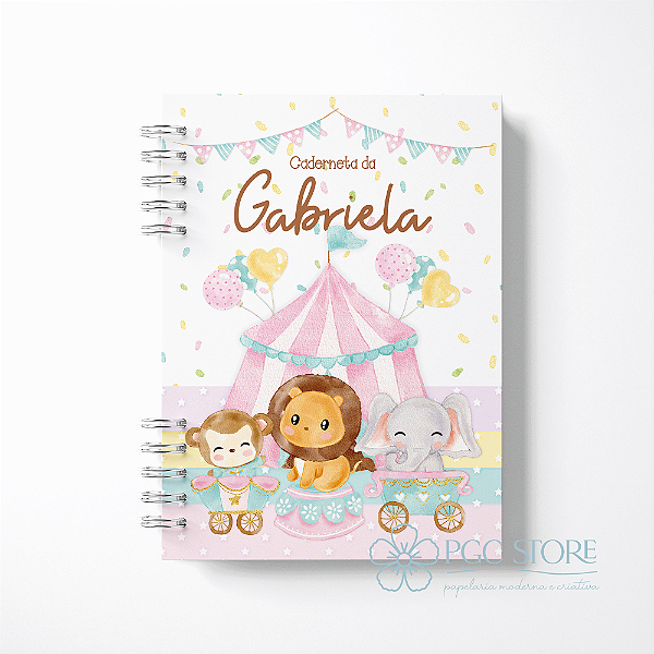 Caderneta de Vacinação Personalizada | Tema Circo