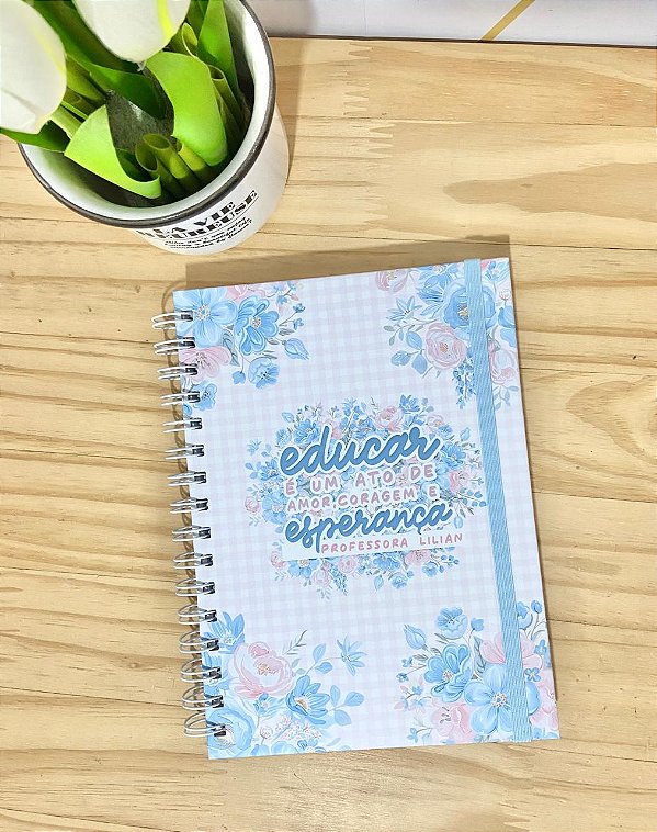 Caderno da Professora Educar - Capa Personalizada