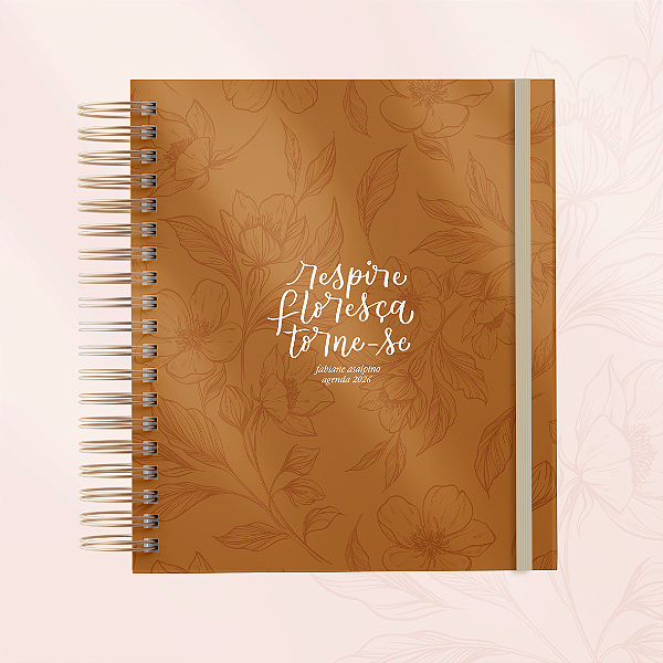 Agenda 2026 Personalizada - Caramelo