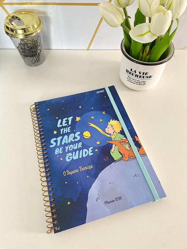 Planner 2026 O Pequeno Príncipe - Azul Stars