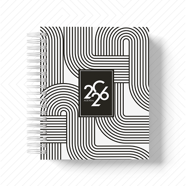 Planner Masculino 2026 Basic - Capa Personalizada