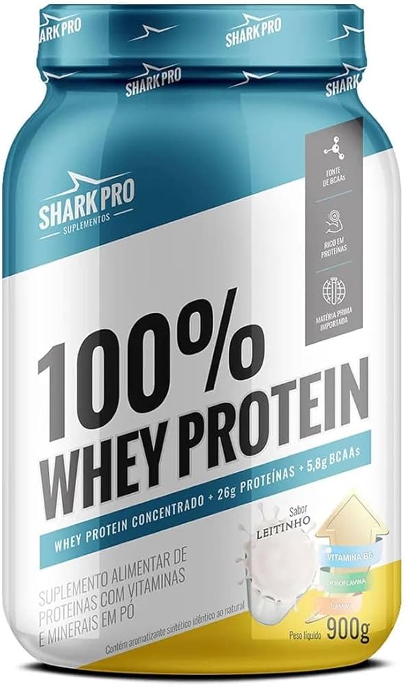 WHEY 100% SHARK PRO (900G) pote