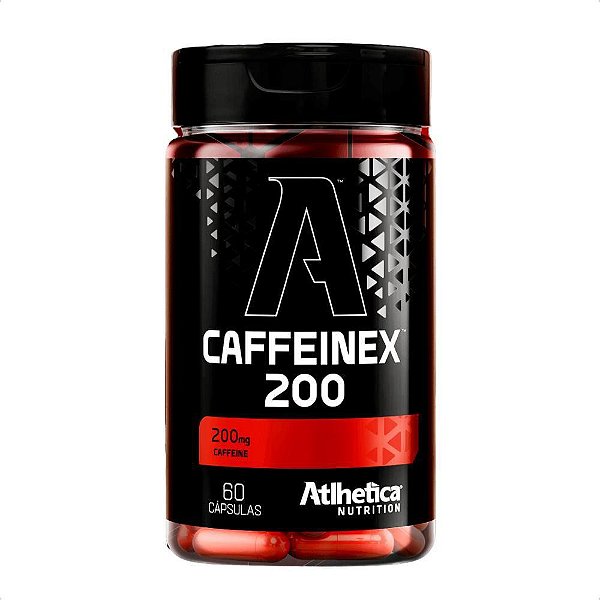 Cafeina 60 cápsulas 200mg atlhetica nutrition