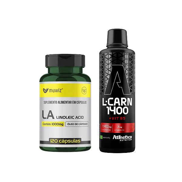 L carnitina atlhetica + óleo de Cartamo 60 caps