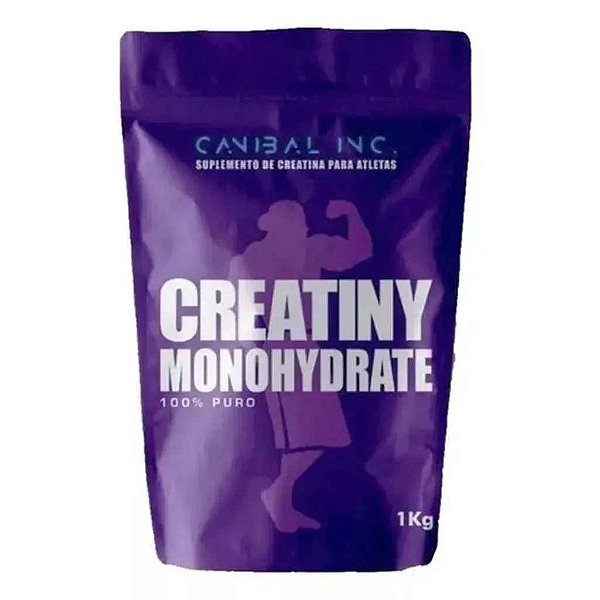 creatina canibal 1kg 100% pura