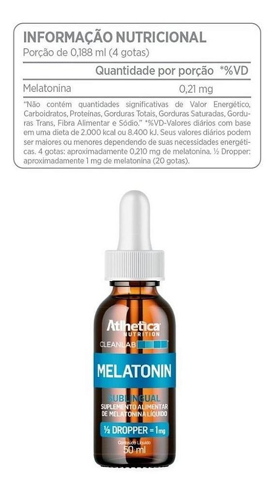 melatonin liquid - clean lab 50ml